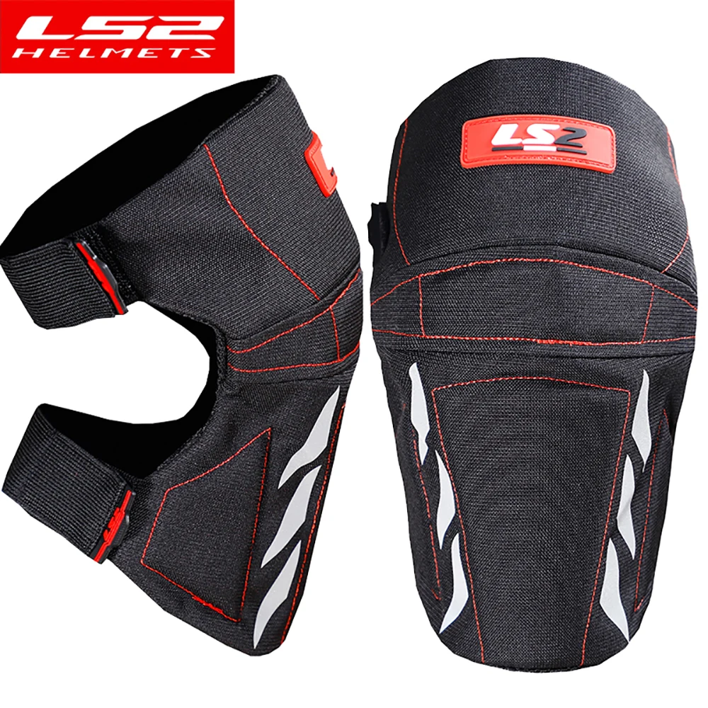 

LS2 CE Certified Motocross Knee Pads Thickened Moto Knee Protector Anti-slip MTB Cycling Knee Shin Guard Motorcycle Accessories