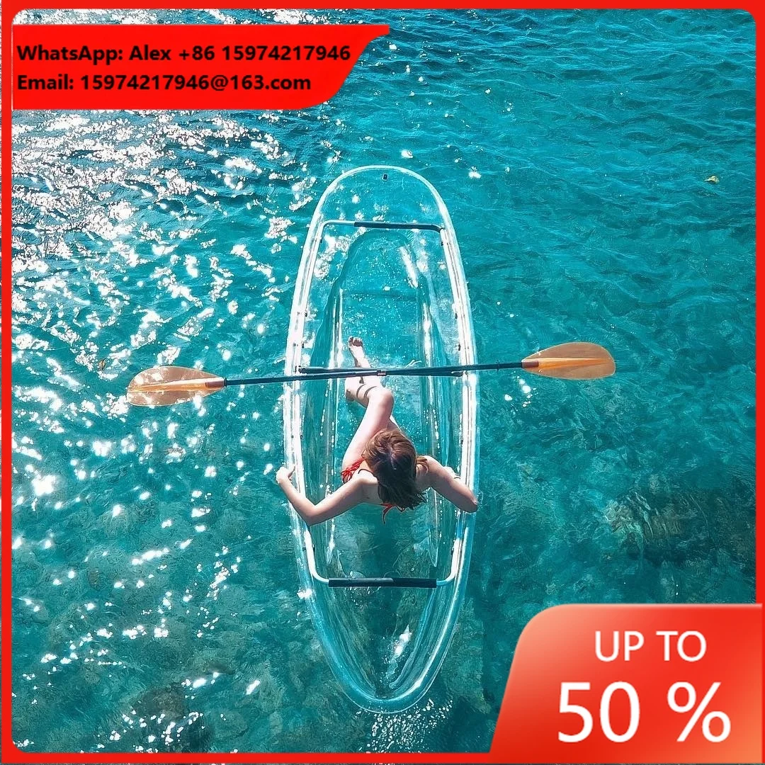 Thermoformed Clear Kayak Crystal Canoe Transparent Kayak See Through Canoe