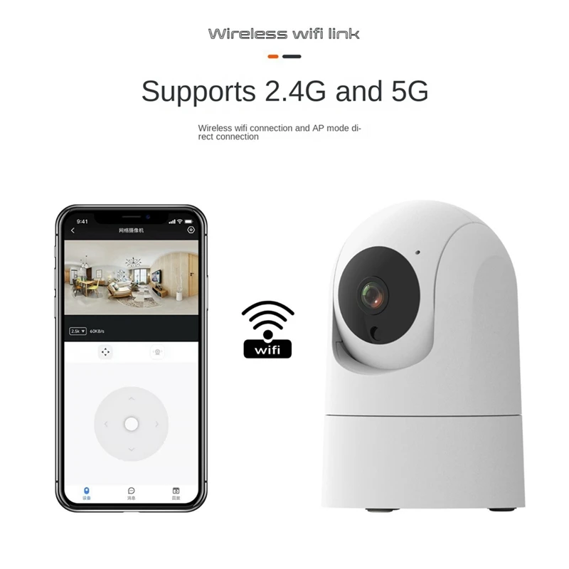 B37B-Wifi Camera 5G Video Surveillance Camera Mini Indoor Security Camera