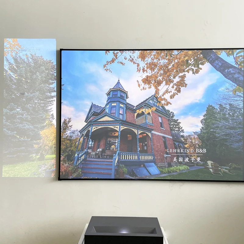 120 Inch 16:9 ALR T Prism Fixed Frame UST CLR Ambient Light Rejecting Projection Screen