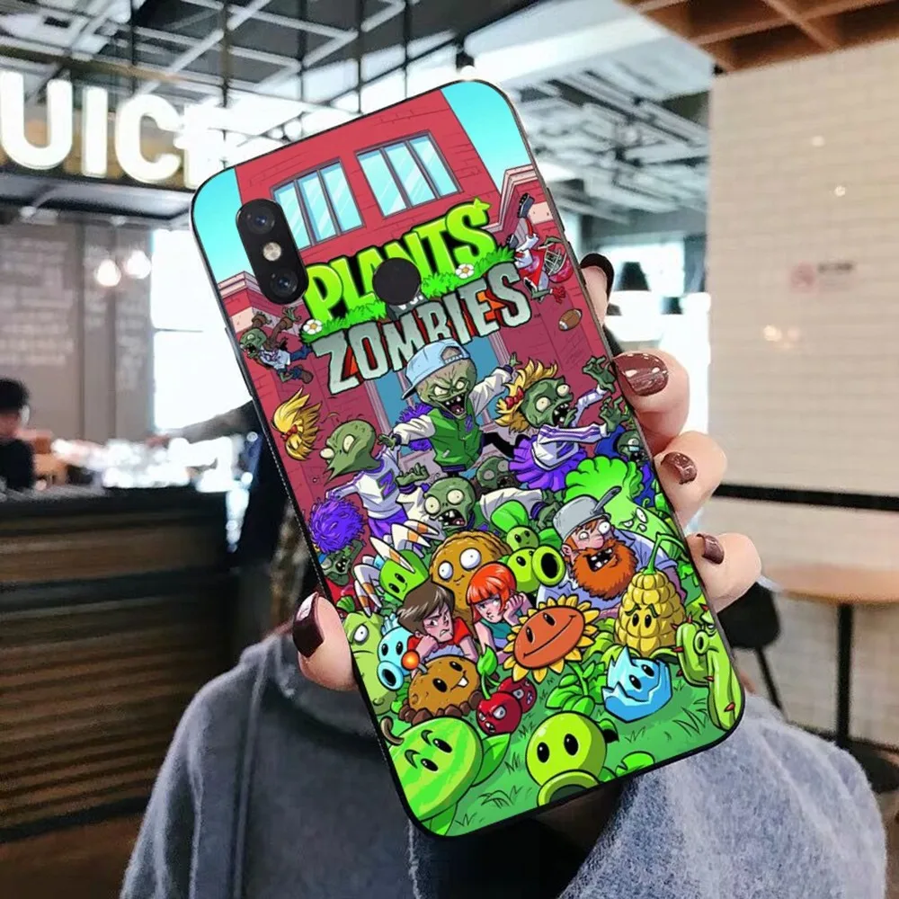 P-Plants vs. Z-Zombies Phone Case For Xiaomi Mi 5X 8 9 10 11 12 lite pro 10T PocoX3pro PocoM3 Note 10 pro lite