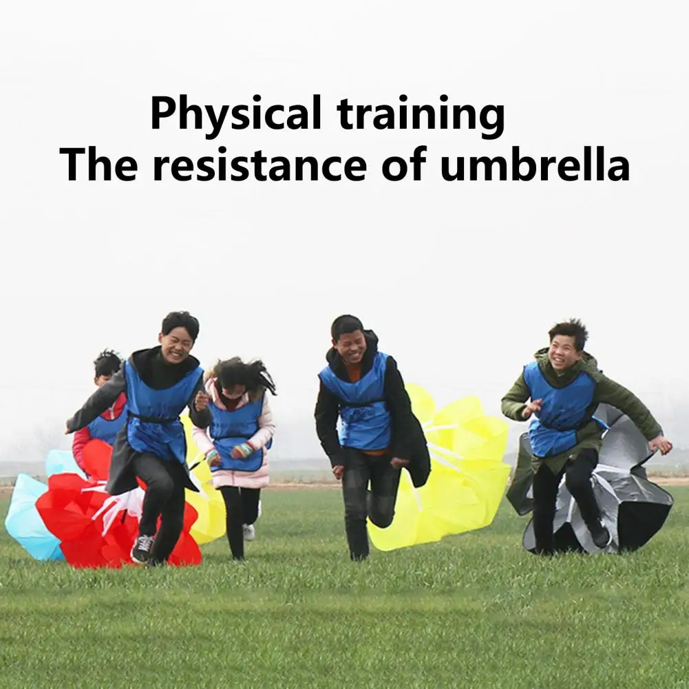Speed Umbrella Durable Adjustable Waist Belt Wear-resistant Speed Training Running Drag Parachute for Athlete