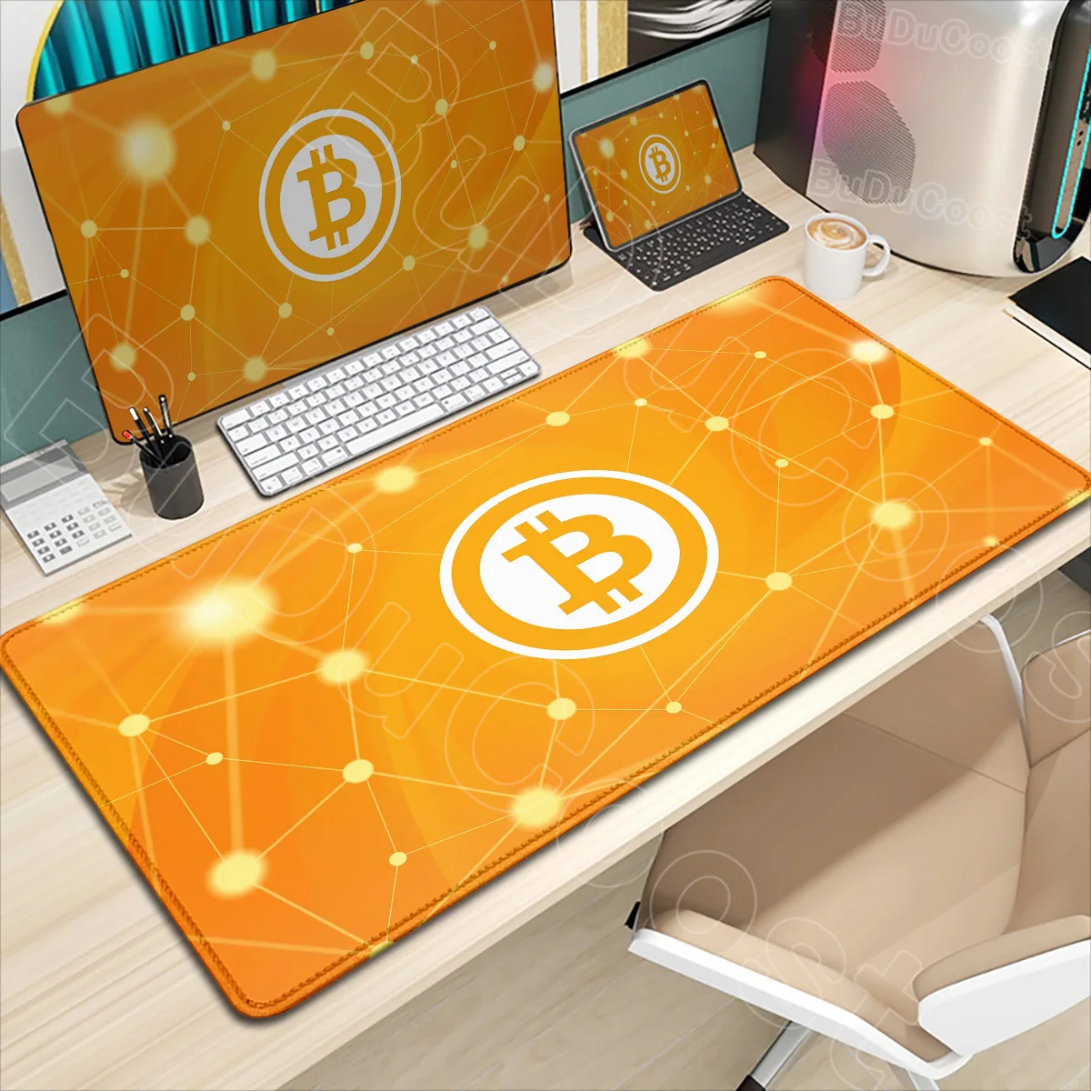 

Gaming Laptops Non-slip Rubber Bitcoin Mouse Pad Large Carpet Mause Desk Mat Mousepad Gamer Accessories Computer Cabinet Mats Pc