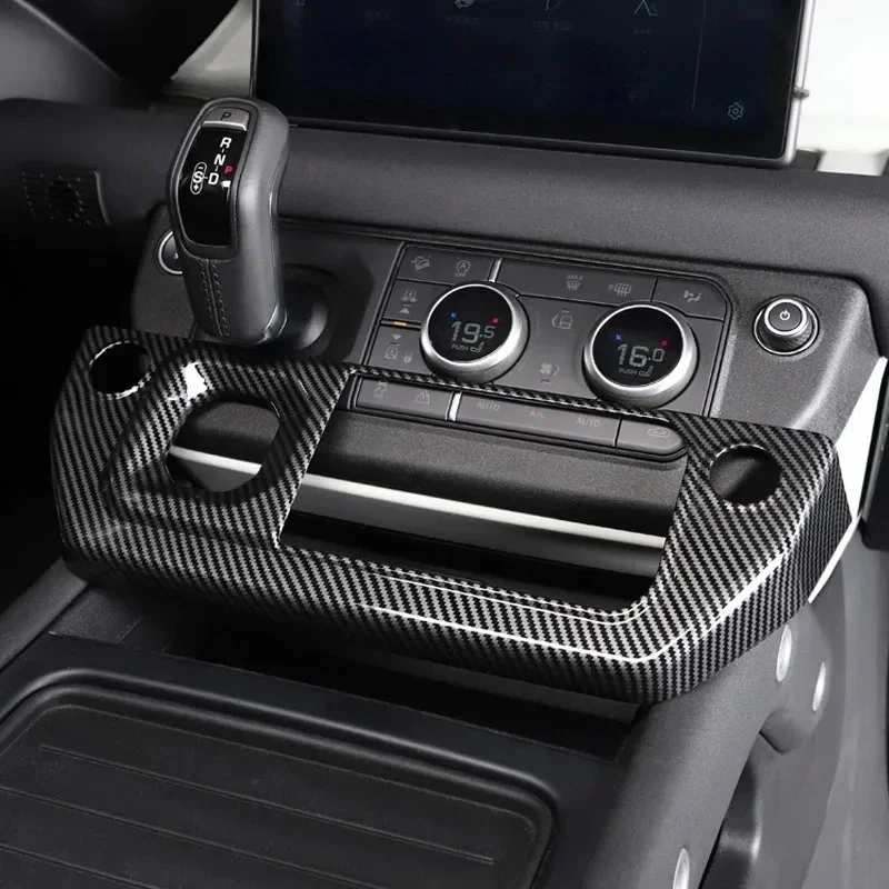 

For Land Rover Defender 90 110 130 2020-2024 Car Center Console Gears Air Conditioning Mode Frame Cover Trim Car Accessories