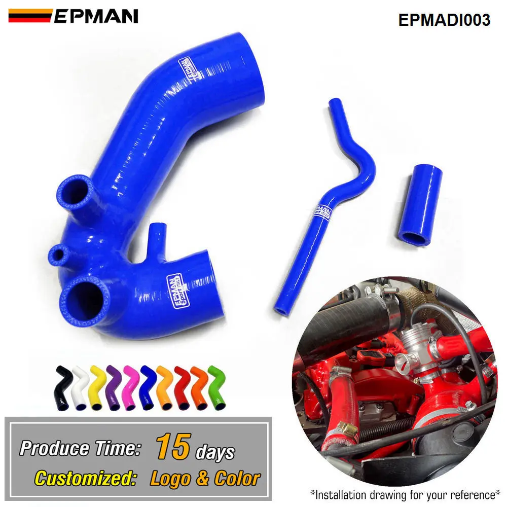 EPMAN SILICONE AIR INTAKE INDUCTION HOSE PIPE for Audi A4 1.8T / For 1.8T Quattro B5 , For AEB/ATW 96-01 EPMADI003