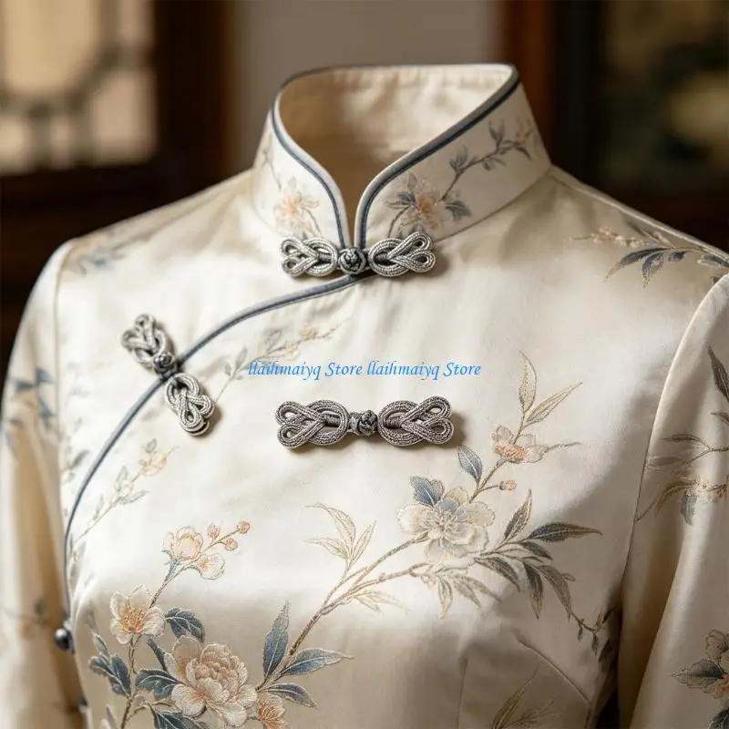 

573B Traditional Decorative Knot Buttons Knot Closures For Cheongsam Modern Dancing Costume Clothing Project Sewing Accessories