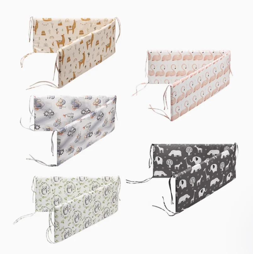 

Детский бампер 130*30 см, защита для кроватки, хлопковая детская кроватка, барьеры для новорожденных вокруг подушки, плетеная Cunas Para El Bebe