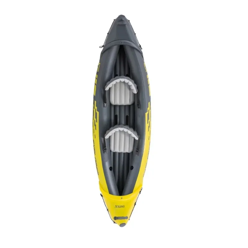 Double Kayaker Inflatable Dinghy Rafting Assault Boat Rafting Kayaker with Seat Outdoor Fishing Boat Oar Accessories
