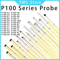 1 pack/100pcs P100 series probe test pin Retractable spring thimble P100-A2/A3/B1/D2/D3/E2E3//F1/H1/G2/H2/H3/H4/H5/H6/J1/LM2/M3