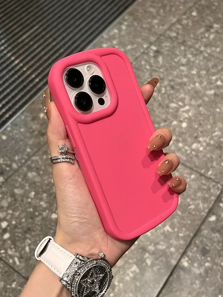 Niedliche Airbag Schutz Silikon Süßigkeiten Handy hülle für iPhone 15 14 12 Pro Max 11 13 Pro x xs xr Rückseite