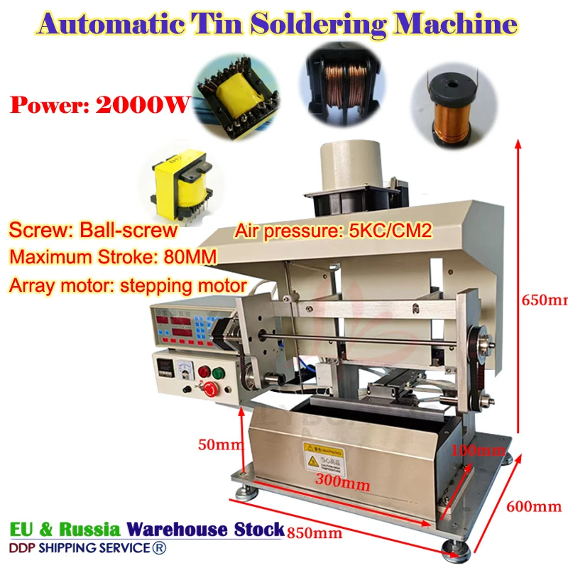 

LY-870 Automatic Tin Soldering Machine With Digital Display 360° Solder Suitable For High And Low Frequency Transformers 2000W