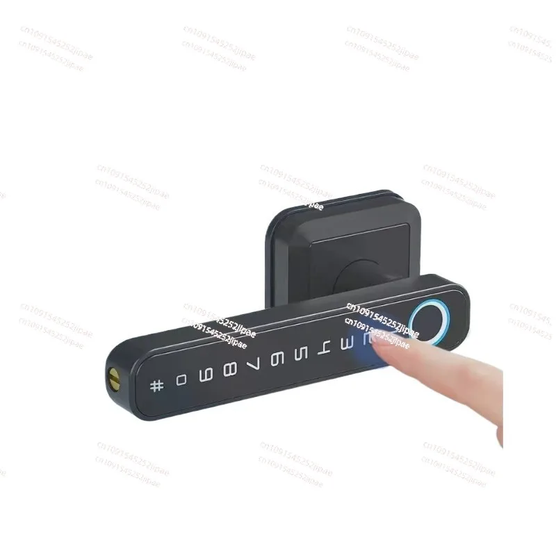 Morden Digital Door Lock Tuya Smart Lock Phone Control Biometric Fingerprint Alloy Handle Door Lock