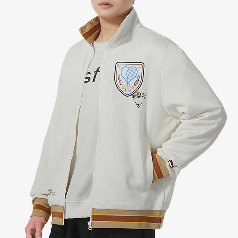 Puma echt 2024 unisex gebreid sport- en vrijetijdsjack met opstaande kraag 628308-65