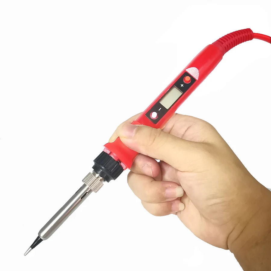 One-piece 80W Digital Display Adjustable Temperature 180-450 ° Electric Soldering Iron Welding Rework Station Soldering Iron