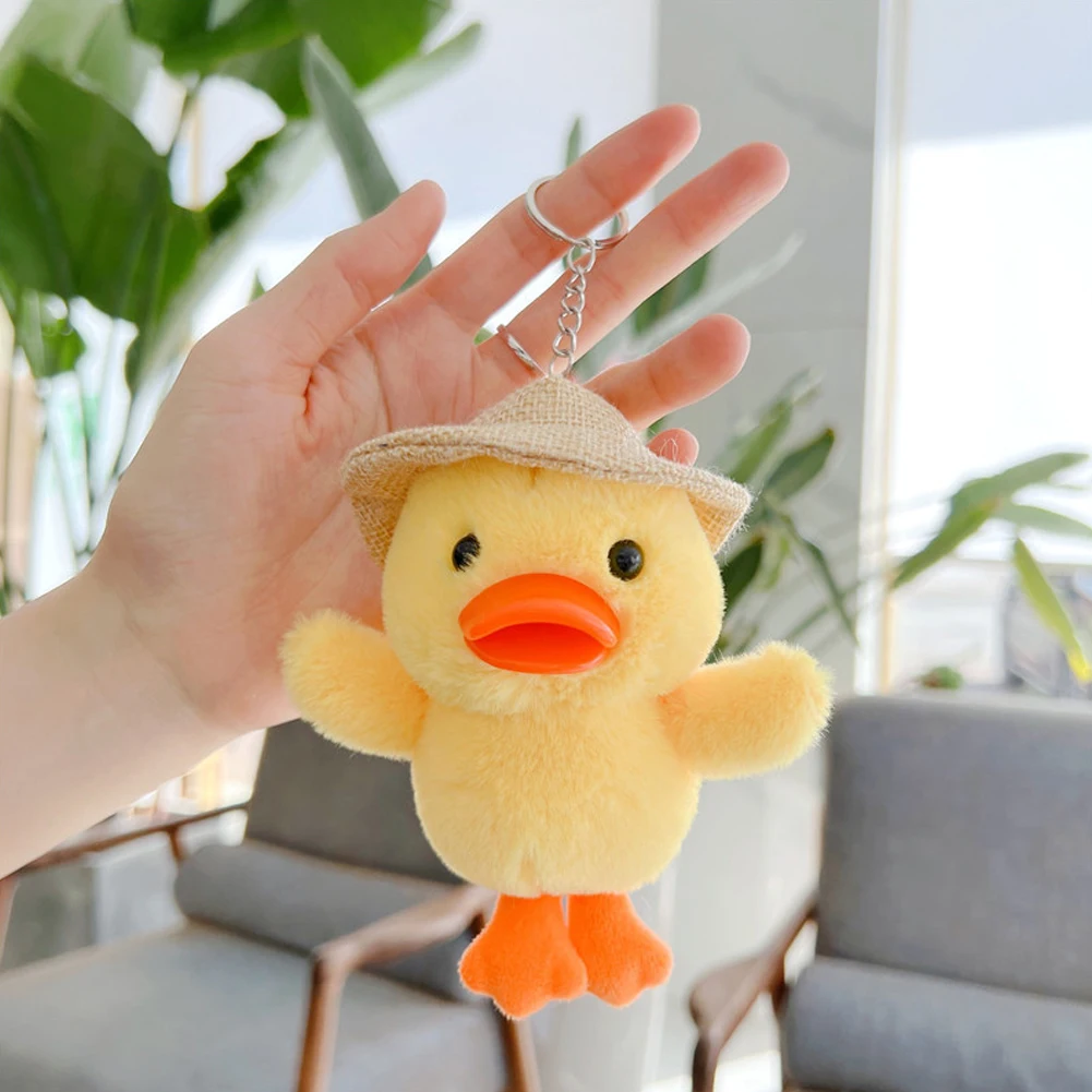 Cute Silver Duck Keychain - Engraved With 'I Duck Love You' - Perfect Gift For Friends, Lovers & Duck Fans