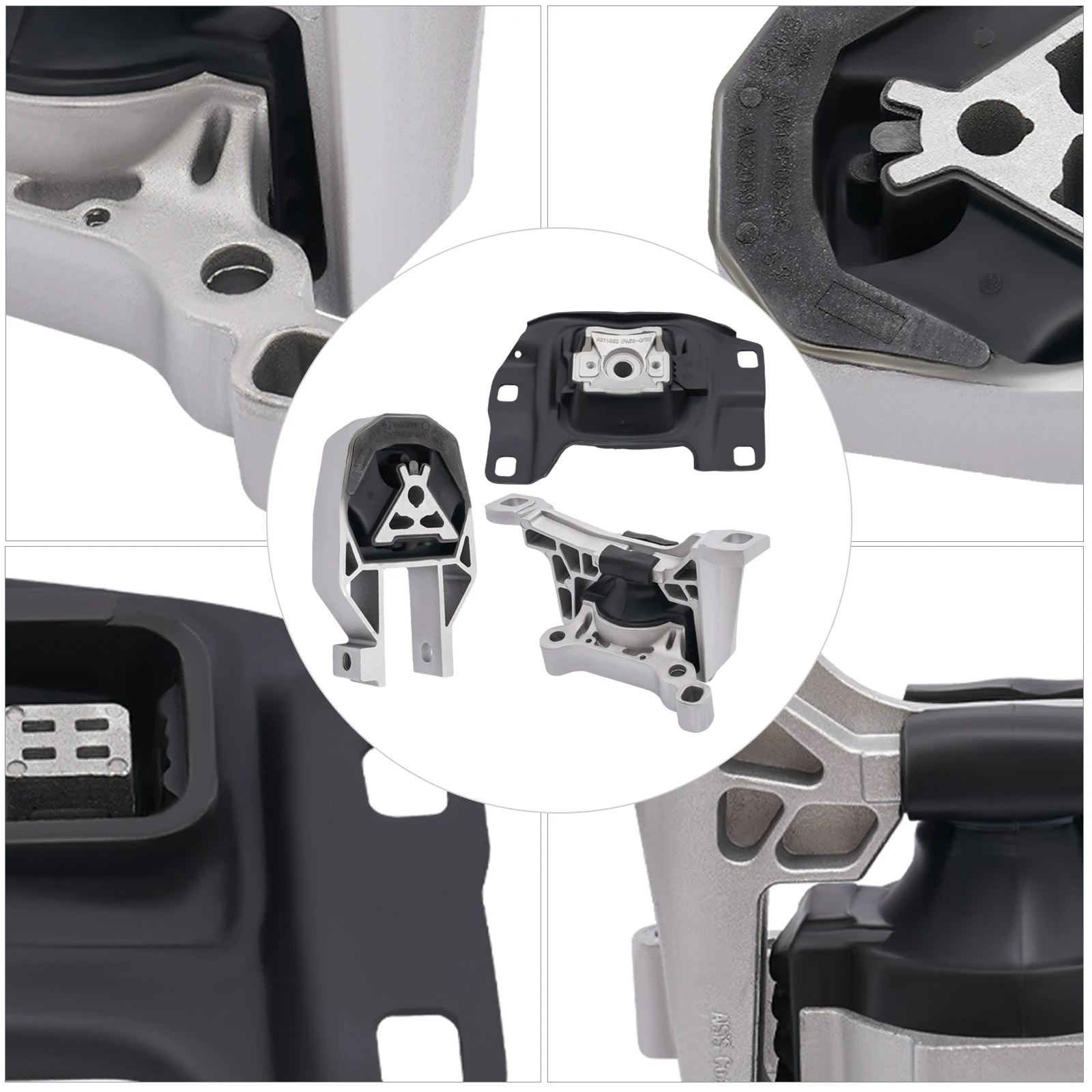 

3Pcs Engine Motor Mount Kit Compatible with 2013 - 2019 Ford Escape 1.6L Automatic Motor Mount Kit