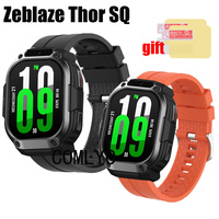 3in1 For Zeblaze Thor SQ Smart Watch Strap Band Belt Smartwatch Silicone Bracelet Screen Protector Film