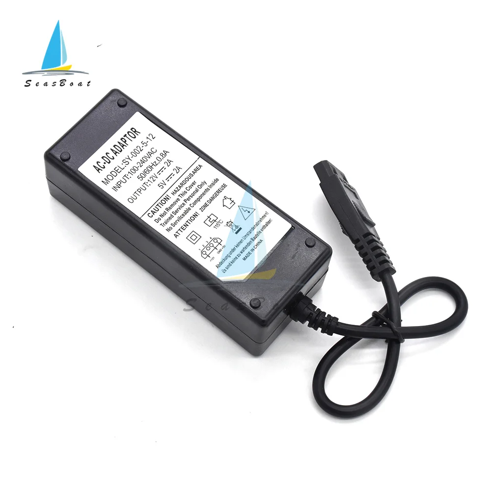 12 فولت/5 فولت 2.5A USB إلى IDE/SATA موائم مصدر تيار القرص الصلب/HDD/CD-ROM التيار المتناوب تيار مستمر محول الطاقة لمحرك قرص صلب
