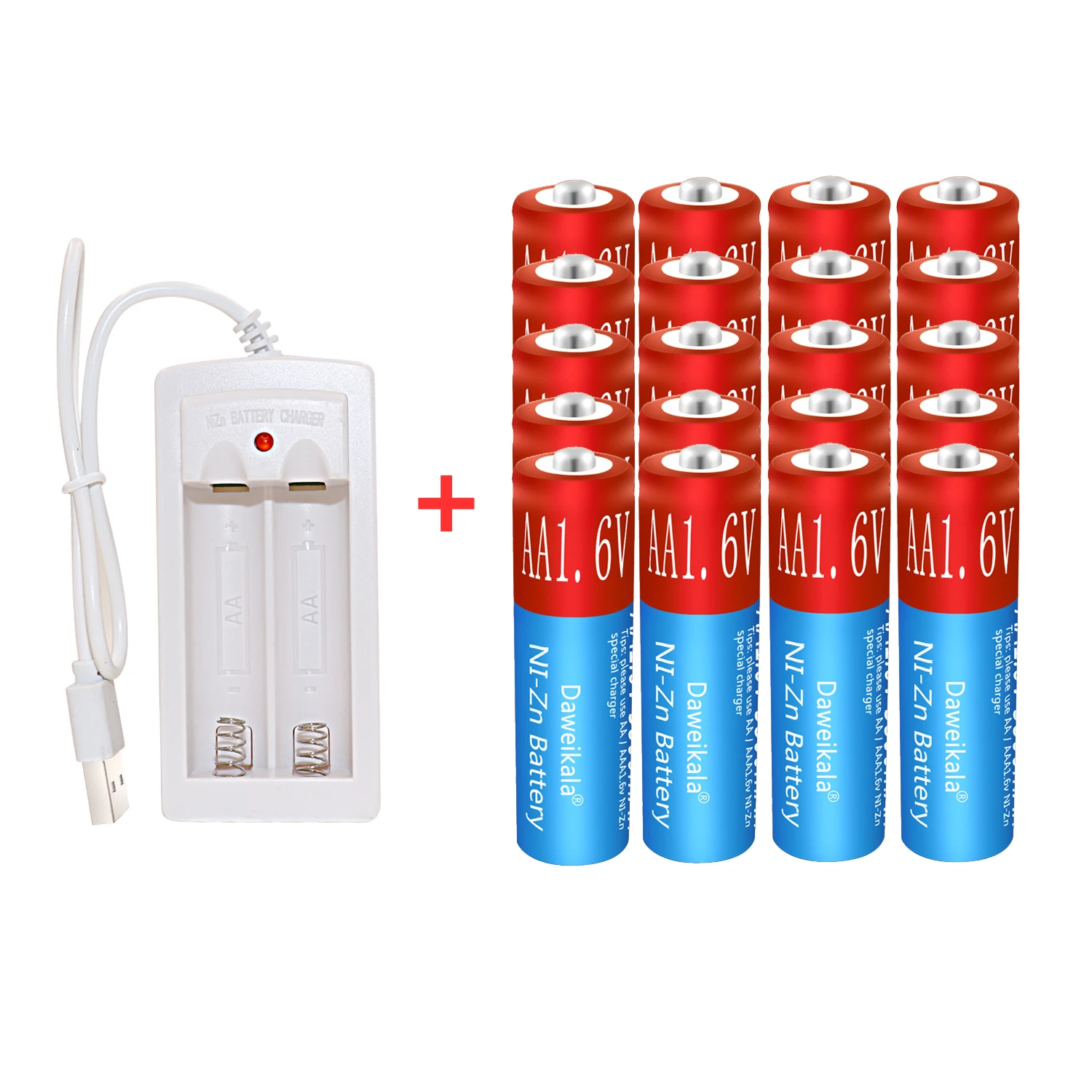 New Technology Can Charge 100% Aa1.6v Ni-Zn Battery, 3800 MAH Can Replace The Rechargeable Battery AA 1.5V Aa1.2v Battery