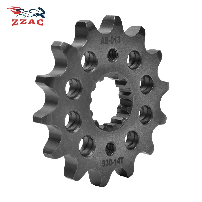 530 14T 15T 16T 17T 18T 20CrMnTi Front Gear Sprocket For YAMAHA FZR600 FZS600 YZF600R SR500 FZR500 XS500 TX500 RD350