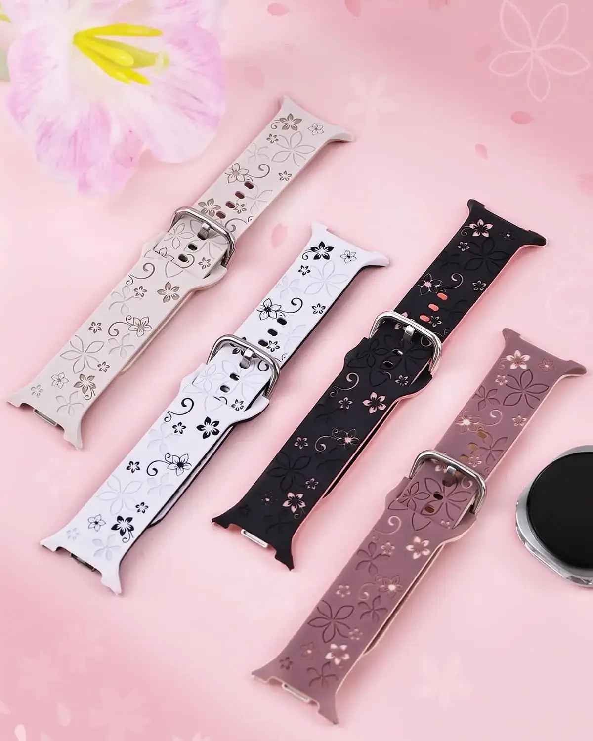 Engraved Band for Samsung Galaxy watch 8/8 classic 46mm 44mm 40mm accessories Wrist Belt Bracelets Correa Galaxy watch 8 Straps