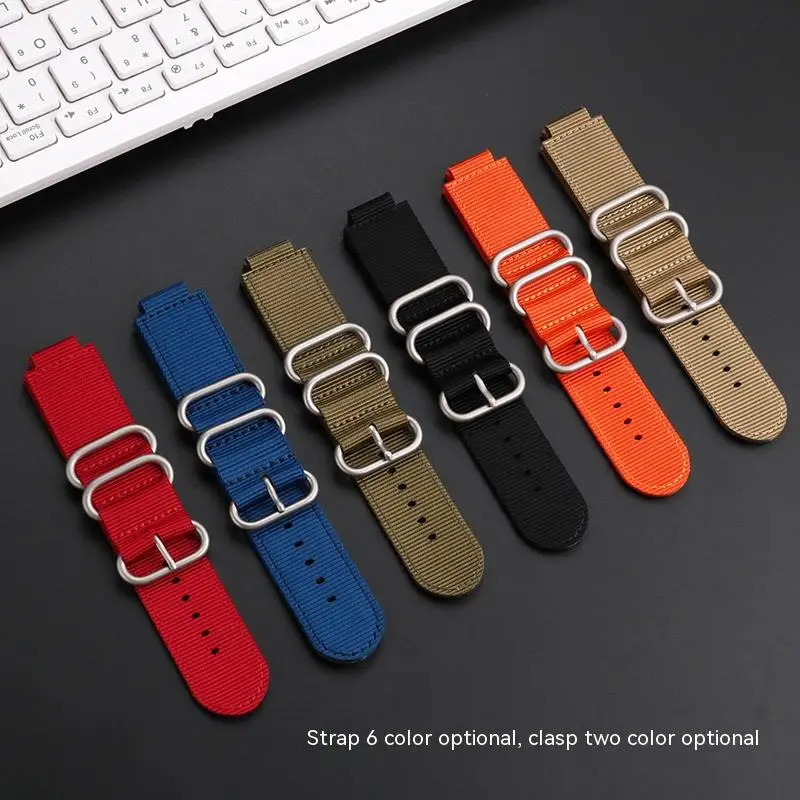 Bracelet en nylon tissé pour homme, bracelet de montre, interface convexe, extérieur, canadisme, série Timex Tide, stéroïdes, N720, 721/739, 16mm