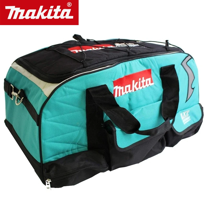 Makita 831278-2 Large Bag Wear Resistant One Shoulder Tool Kit Strong Load-bearing Capacity Lock Buckle Design
