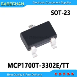 10PCS MCP1700T-3302E/TT MCP1700T-3302E  MCP1700T-3302 SOT-23 SMD MCP1700T MCP1700