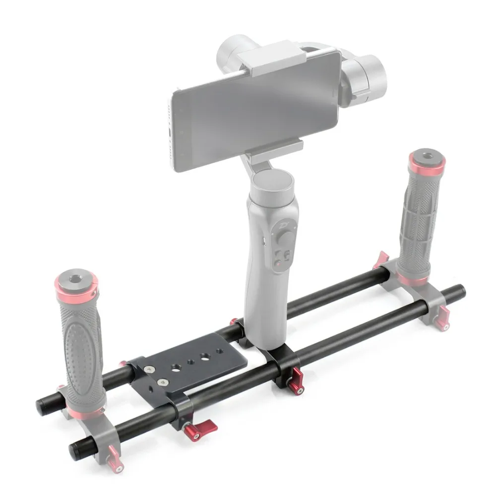2 Stück 10cm 25cm 30cm 40cm Carbonfaserrohr mit 15mm Teleobjektivhalterung für Rig-Schienen-Klemmsystem Follow Focus SLR-Kameras – Detail 7
