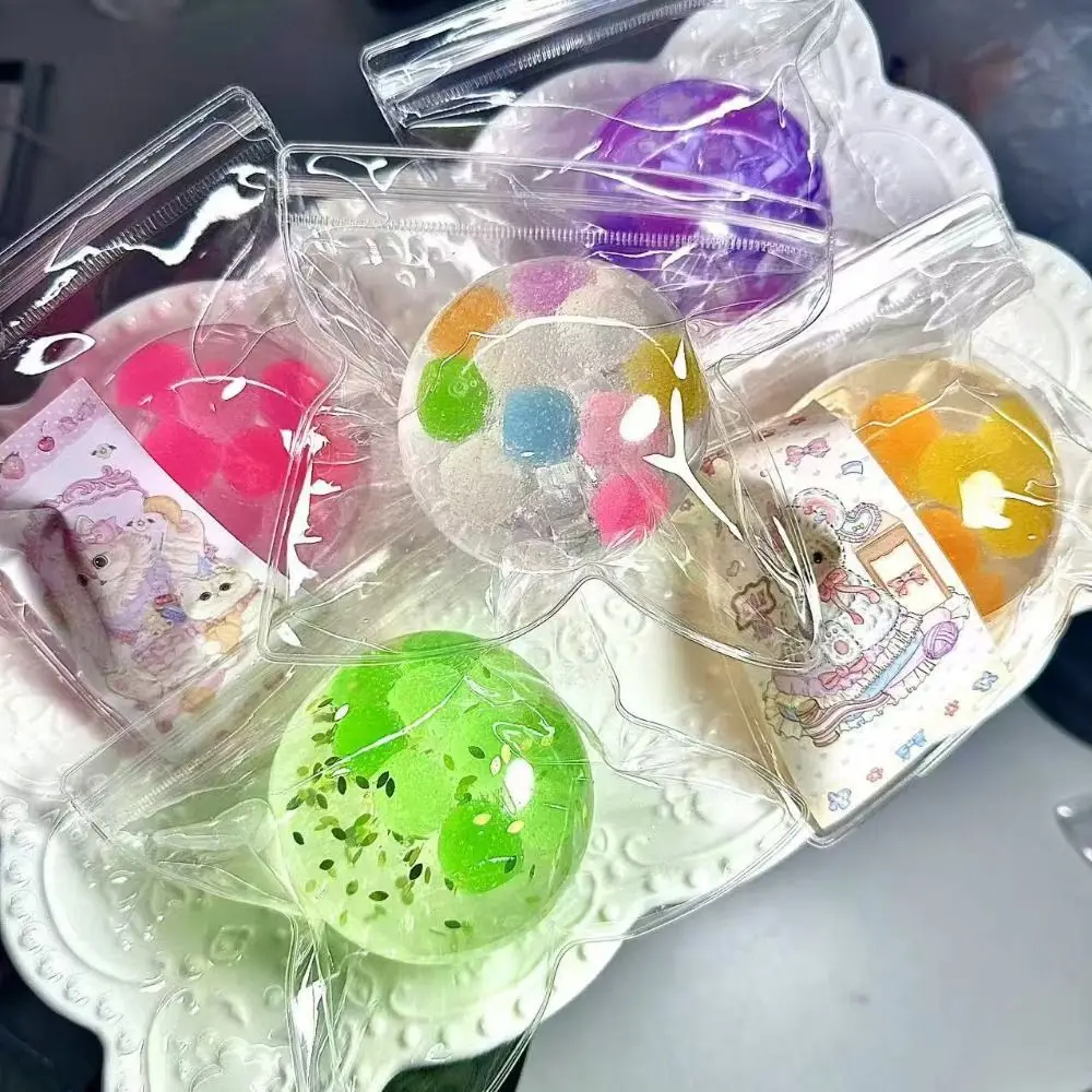 Taba – balle anti-Stress Squishy, jouet à presser frais, fleur de cerisier, jouet à pincer façonnable, anti-fruits, jouet fait à la main, jouets sensoriels pour enfants et adultes