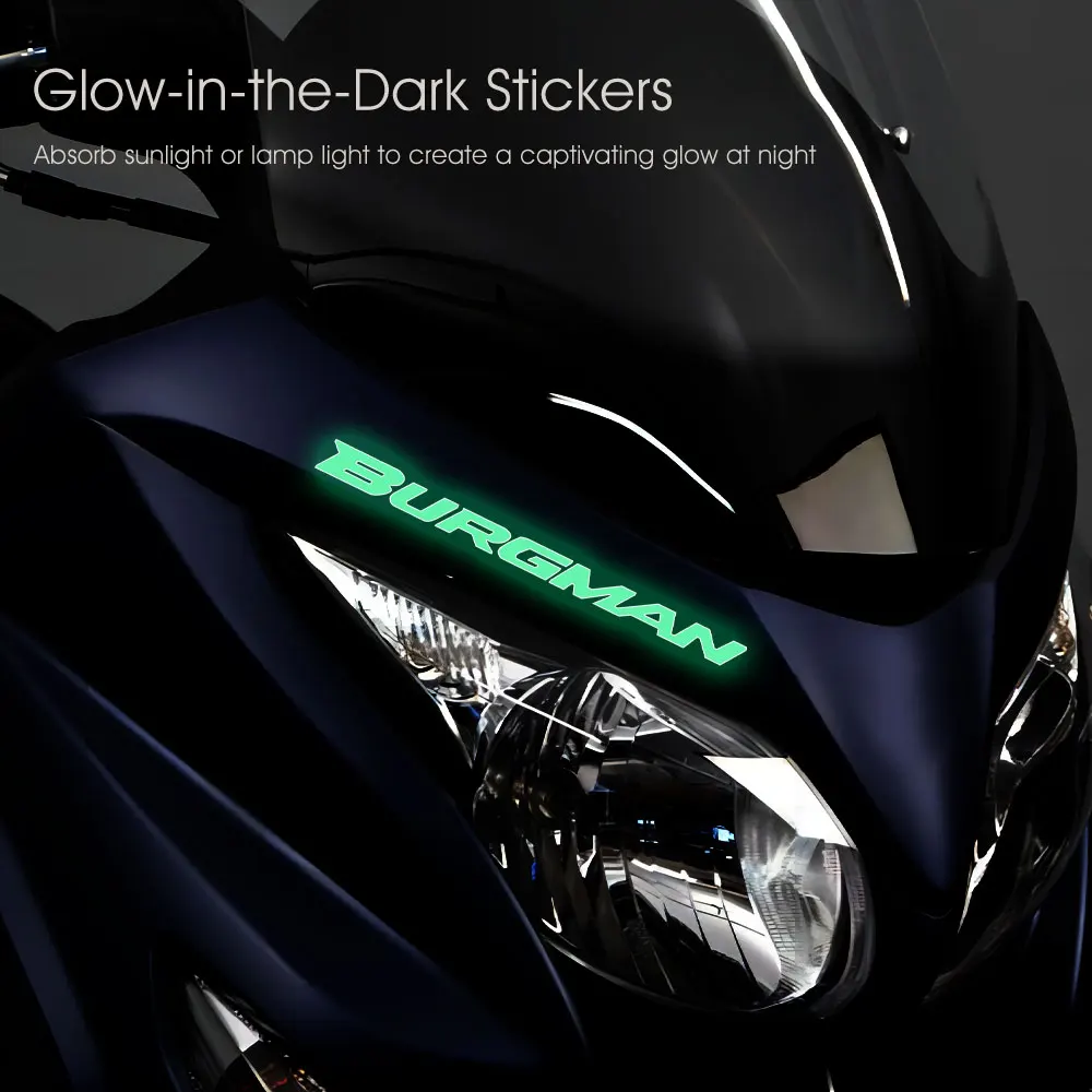 Motorcycle Glow Stickers Waterproof for Suzuki BURGMAN 400 650 125 200 AN 250 AN250 AN400 AN650 AN125 Accessories 2022 2024