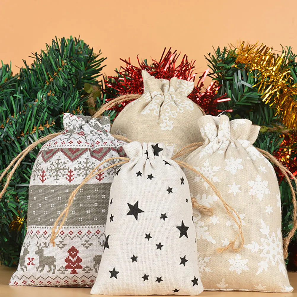 

Gift Bag Set Holiday Goodie Bags Combination Party Treats New Year's Candy Shopping