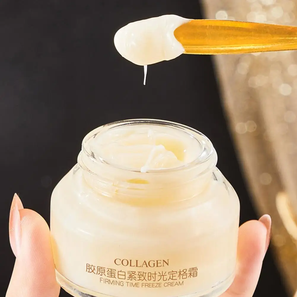 Crème raffermissante au collagène pour le visage, soin réparateur, nourrissant, éclaircissant, pour peau, cfSkin, beauté, Z9M2