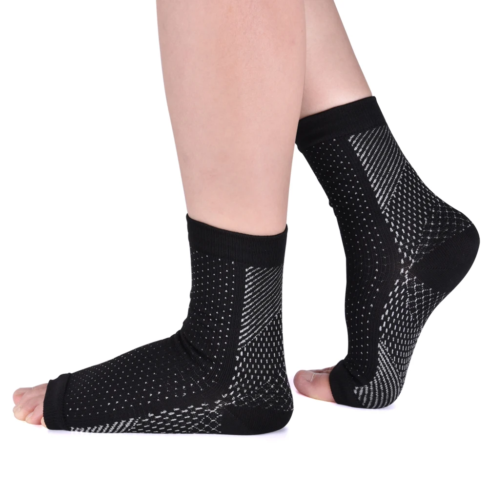 Men Women Sports Socks Foot Compression Foot Angel Ankle Outdoor Breatheable Sleeve Socks Brace Sock images - 6