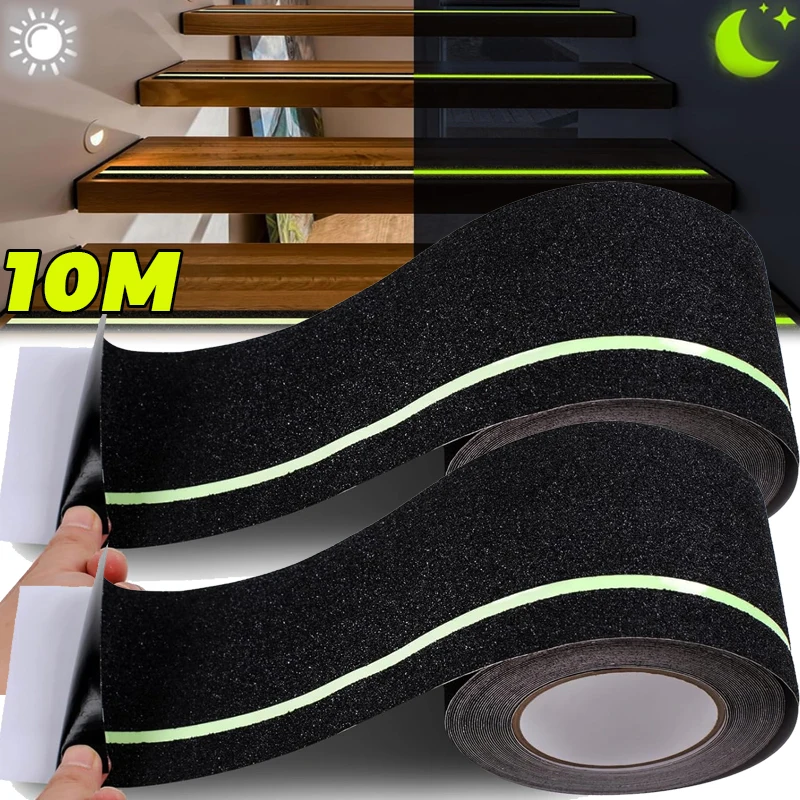 

Luminous Non-Slip Traction Tapes Glow in The Dark Stair Anti Slip Grip Tape Indoor Outdoor Step Tread Safety Adhesive Stickers