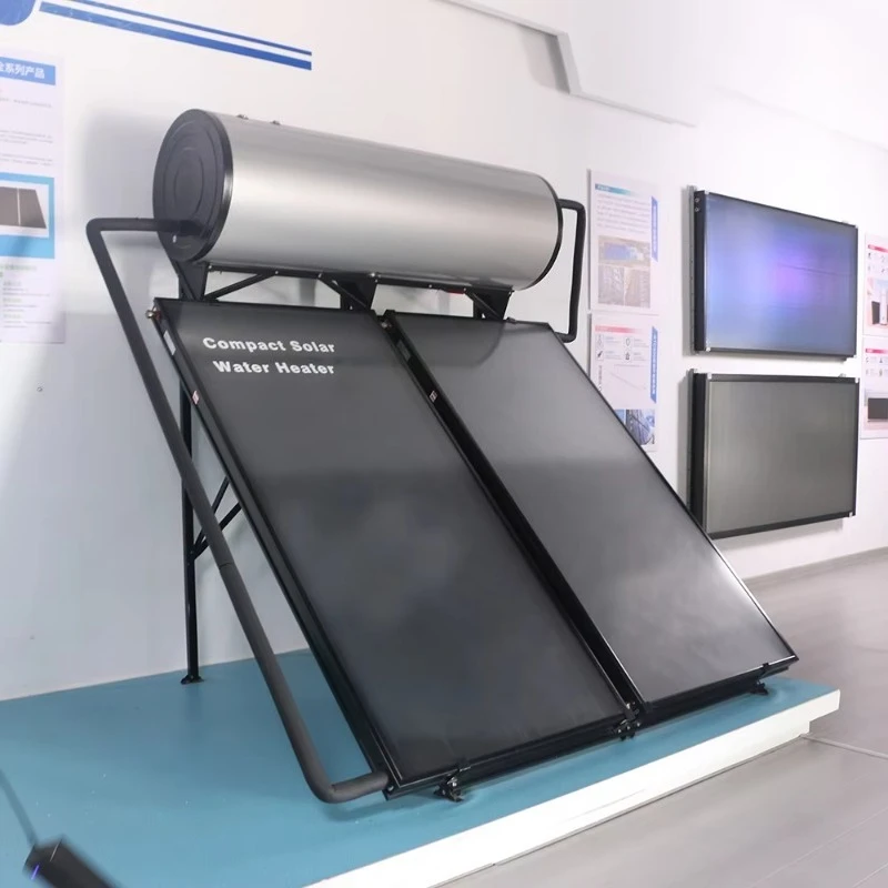 

High quality customizable electric flat panel solar water heater 150L-500L