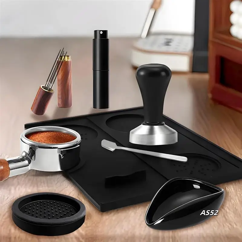 

6 Pieces Espresso Accessories Bulk Stainless Steel Espresso Machine Coffee Tampers Tools For Kitchen, Coffee Shop