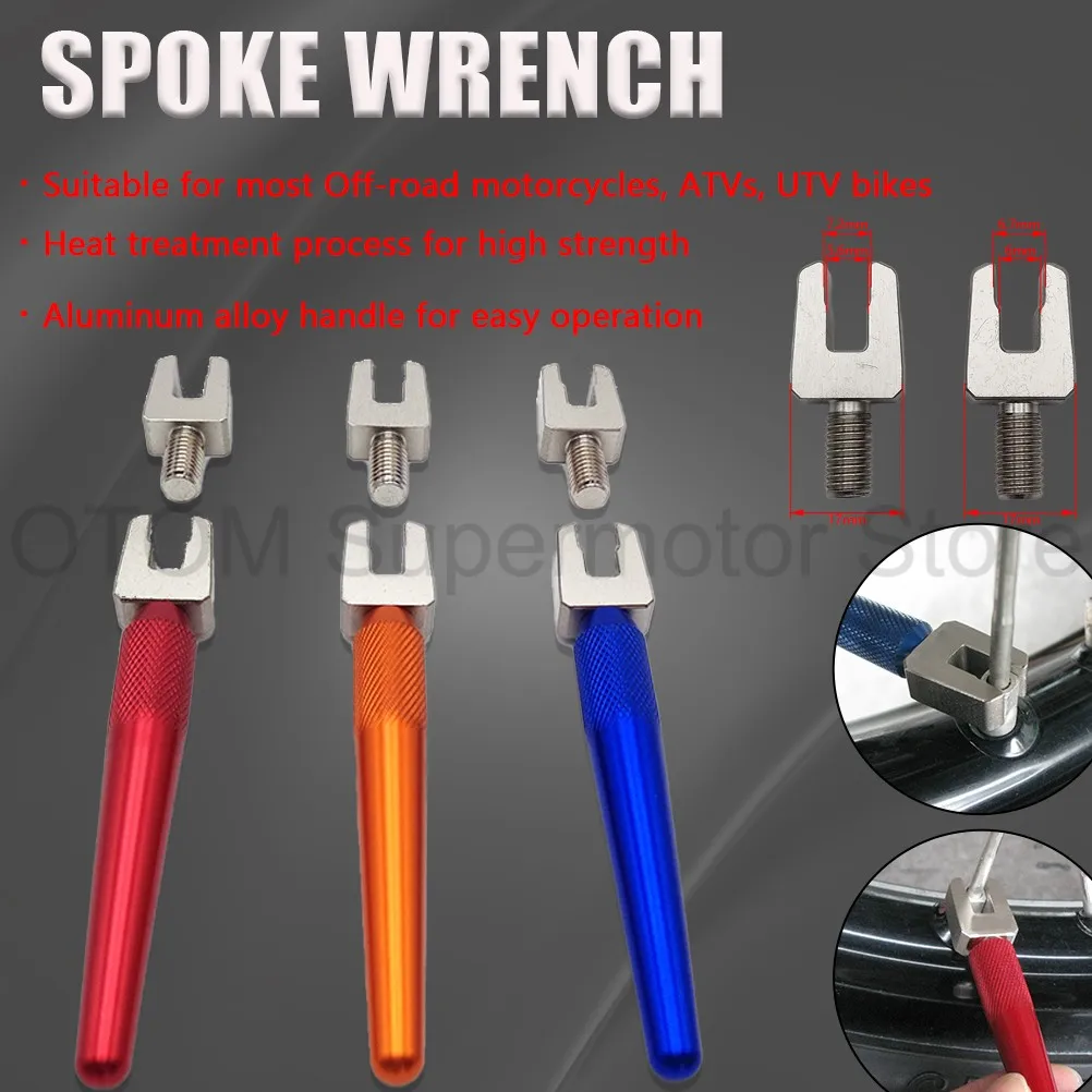 Motorcycle Accessories Spoke Wrench Rim Adjustment Wheel Alignment Repair Tool For KTM HUSQVARNA GASGAS HONDA YAMAHA KAWASAKI GR