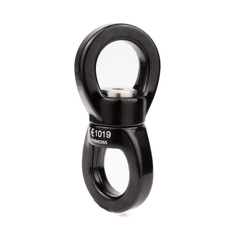 Climbing Universal Swivel Spinner 30KN Yoga Swing Swivel 360 Rotator Oval Shaped Swivel