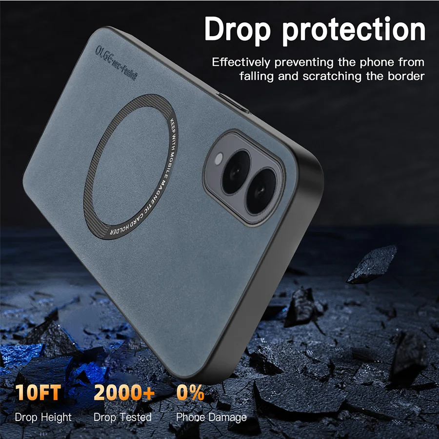 Magnetic Retro Leather Soft Case For Samsung Galaxy 25 24 23  22 21 20 Puls Ultra Wireless Charging Phone Case Cover