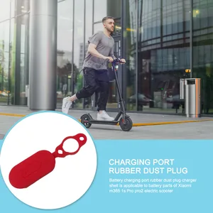 منفذ شحن بطارية سكوتر ، علبة مطاطية ، غطاء شاحن مقاوم للماء ، Xiaomi M365 1S Pro 2 أعلى 9 كومة مطاطية مبيعا - رقم 6