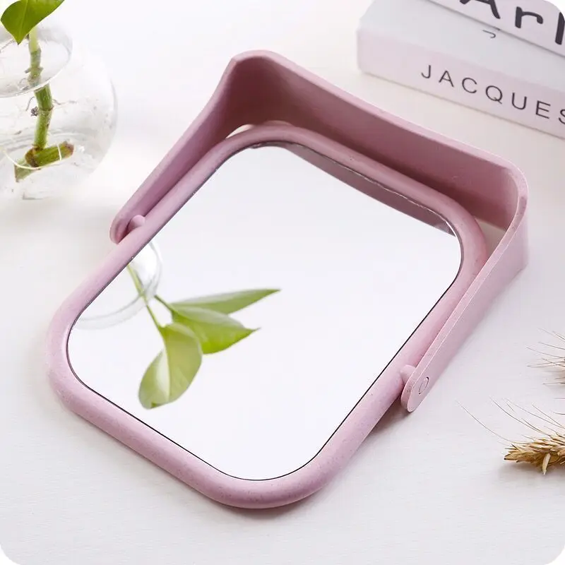 Europäischer Schminkspiegel im minimalistischen Stil, doppelseitiger HD-Tischspiegel mit Drehfunktion für Make-up und Schreibtische im Schlafzimmer – Detail 5