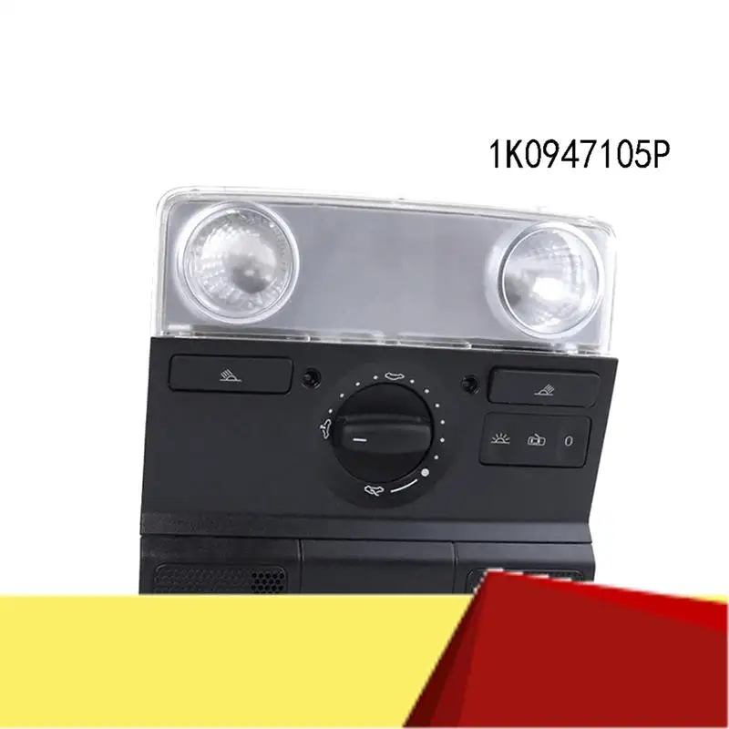 

1 PCS 1K0947105P Reading Light Sunroof Switch Assembly Black Plastic For VW Jetta Golf 5 6 Passat Tiguan Ceiling Lamp-M53K
