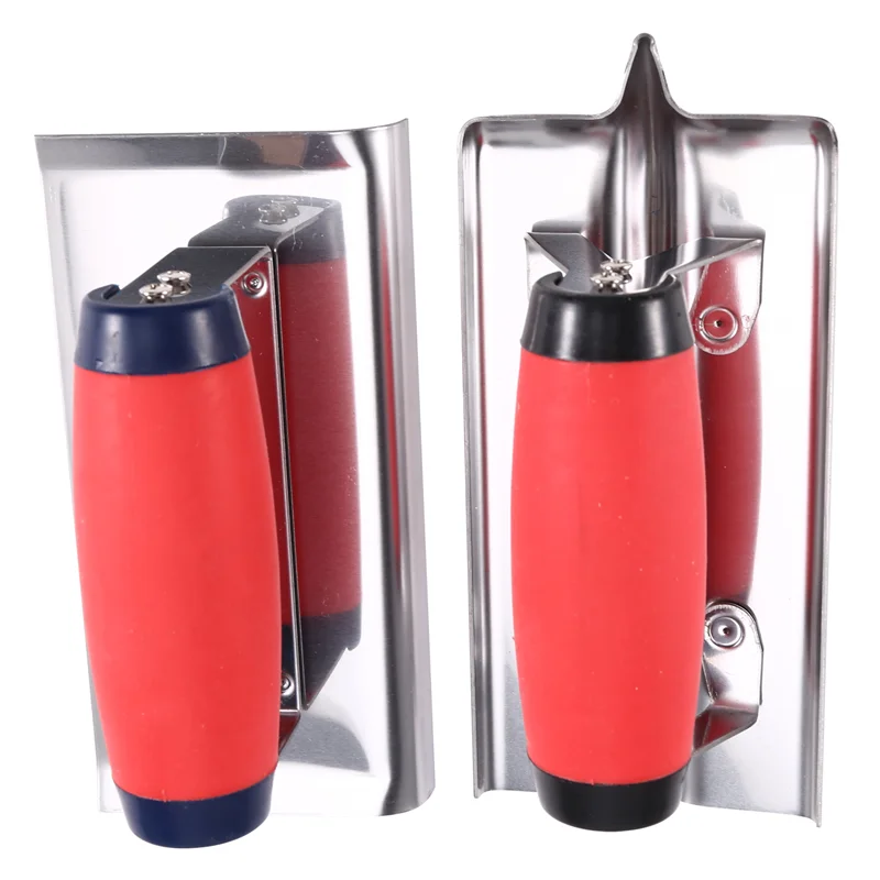 Strumenti per la finitura del calcestruzzo Tagliatrice e scanalatura in acciaio inossidabile inclusi, set di utensili manuali per muratura