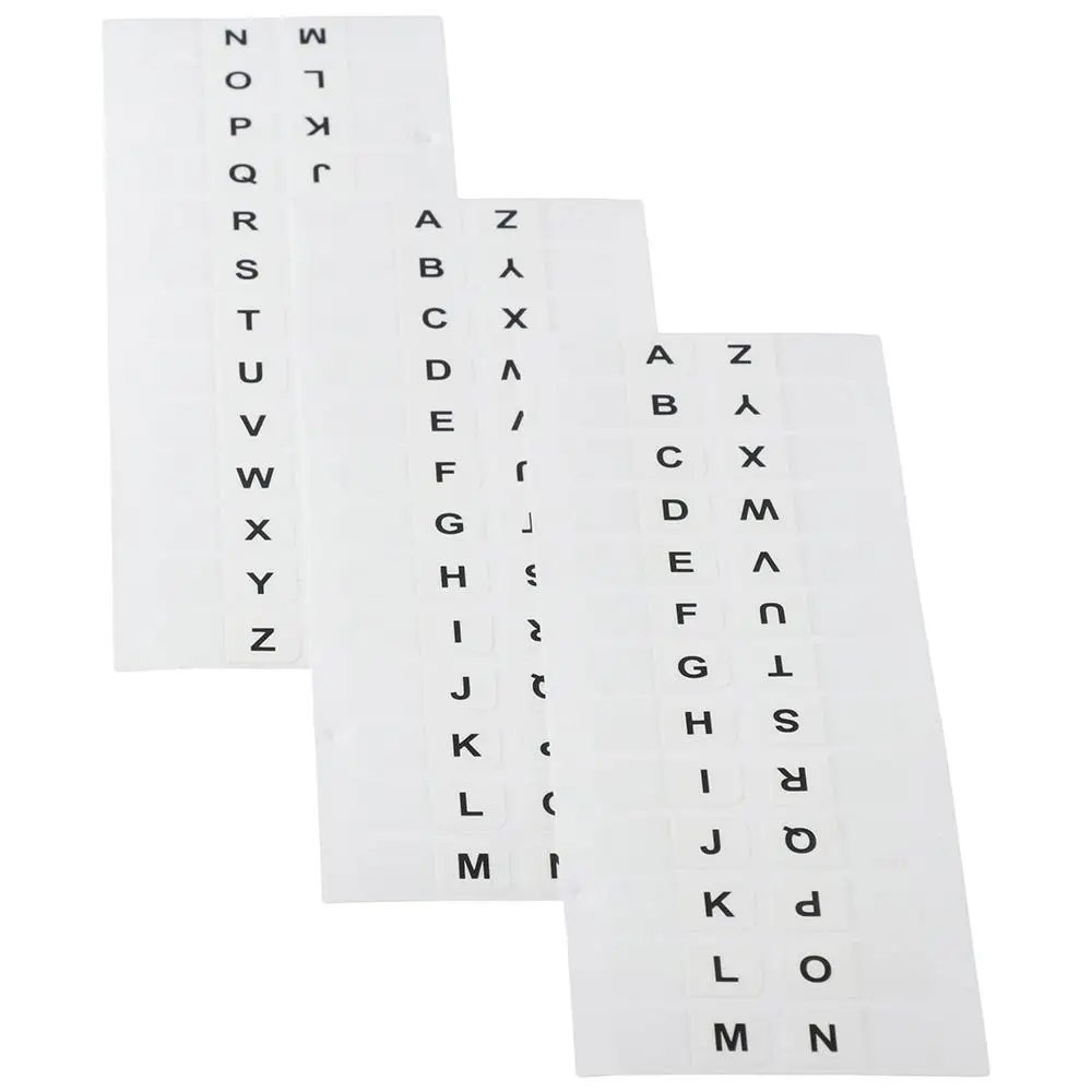 Small A-Z Sticky Tabs White Alphabet Book Tabs Self-Adhesive 208PCS Index Tabs Notebooks