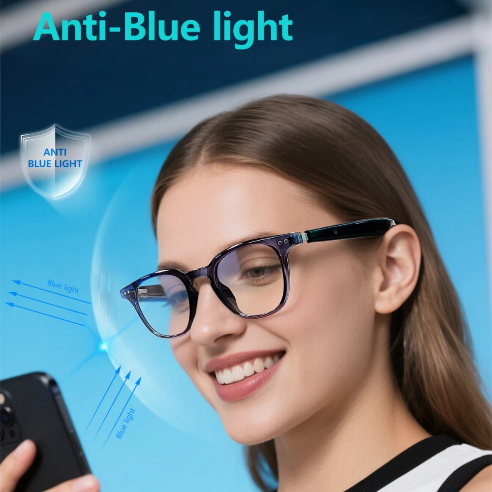 

GT-52 smart glasses translation glassesTranslation Sunglasses Voice Remote Control Music Eyewear Waterproof Eyeglasses