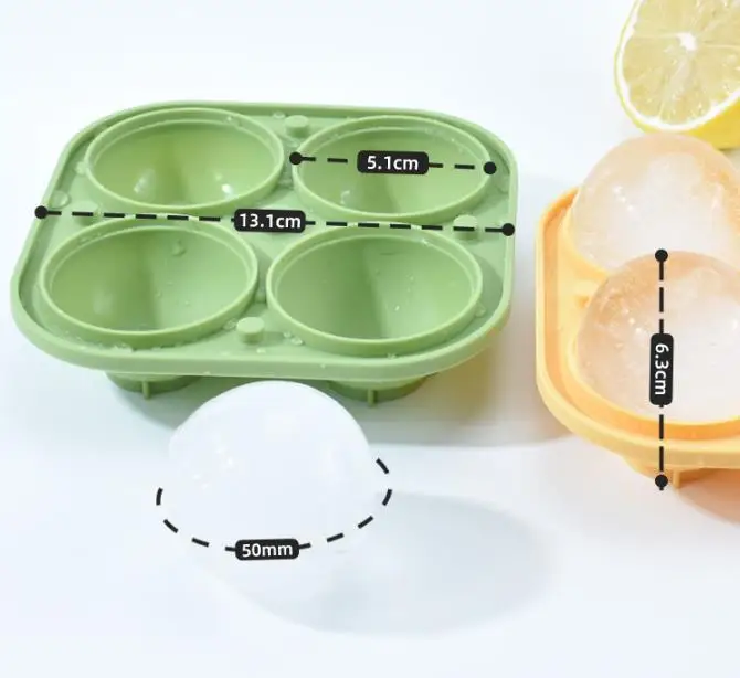 1 Large Silicone Ice Cube Tray Easy Release No Leakage for Whiskey Cocktails Juice Parties Perfect Kitchen Home Bar Accessory image 2