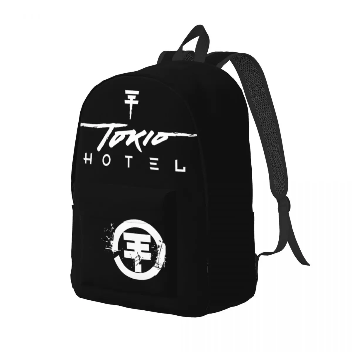 Tokio Hotel Rock Band German Teenage Backpack Durable Student Hiking Travel Daypack for Men Women Laptop Canvas Bags