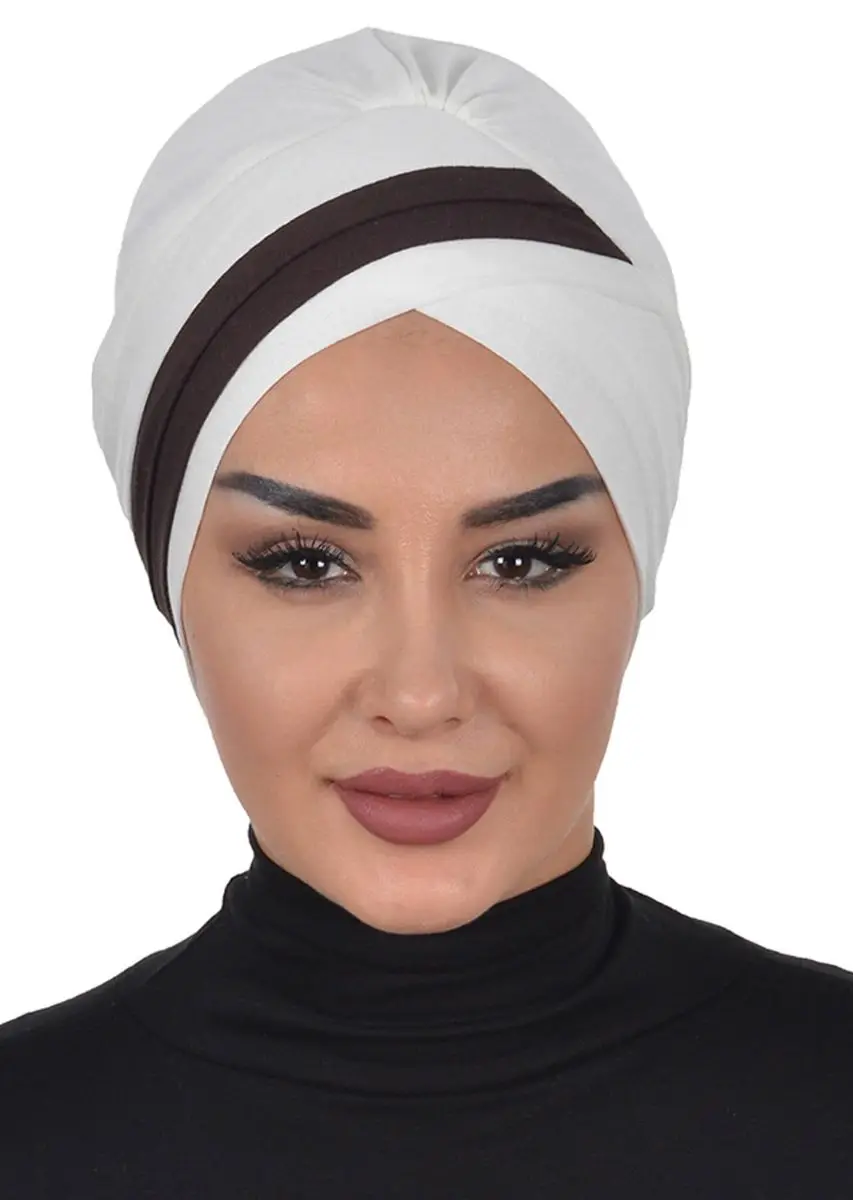 Cor dobro penteado osso creme marrom