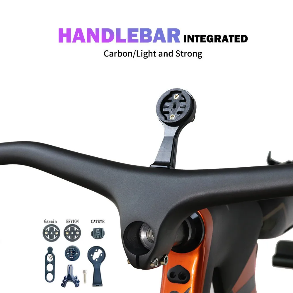 Integrated Mtb Handlebar Ultralight T800 Carbon Handlebar For Bicycle Steering Wheel 700/720/740mm Integr Handle Bar 28.6mm Fork